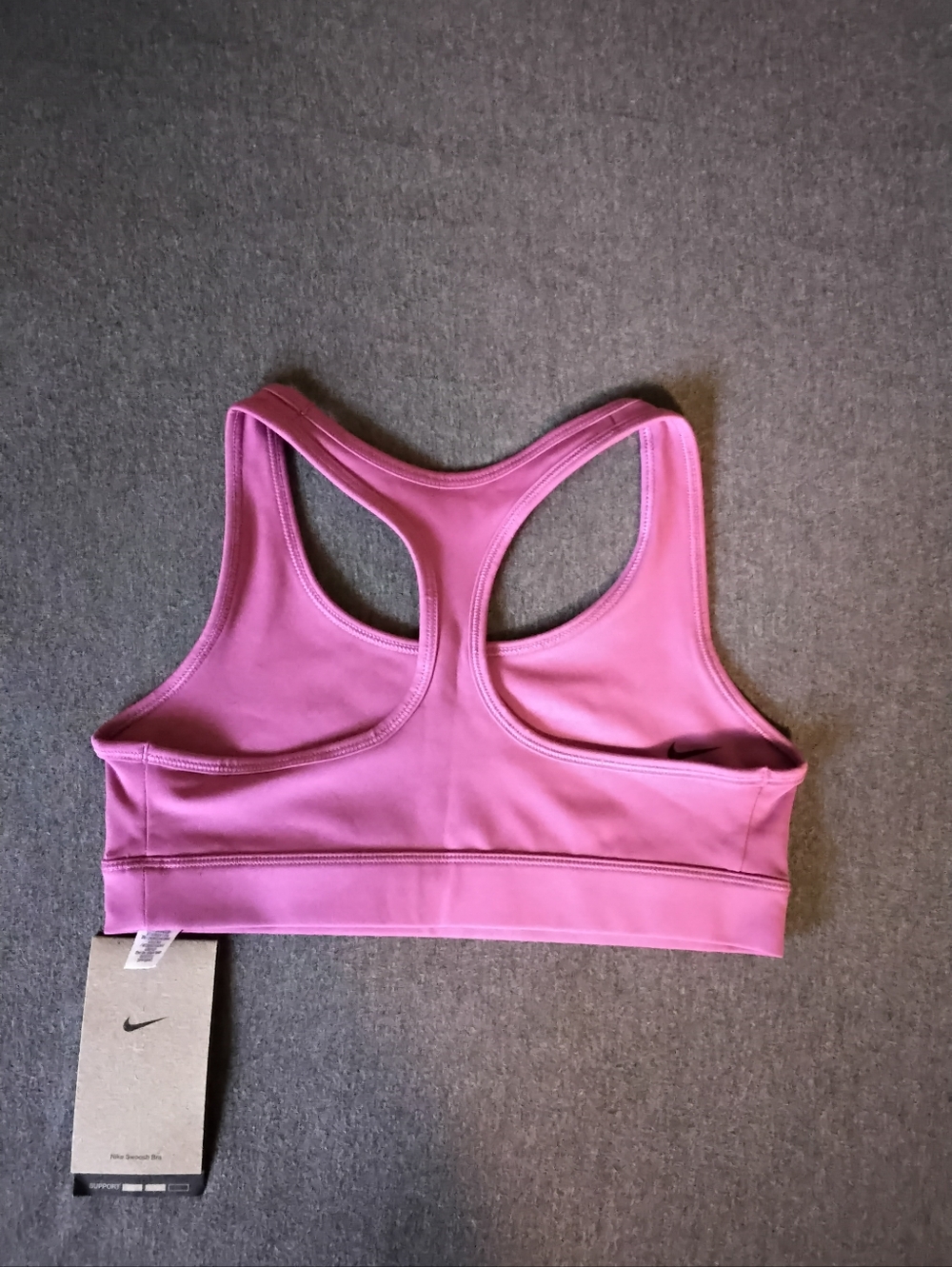 NWT Nike Dri-FIT Girls Sports Bra Size M Pink - Picture 2 of 4